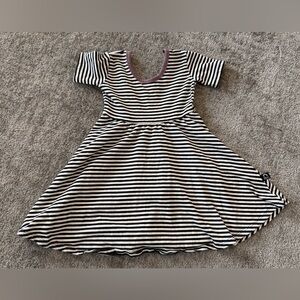 🌶️ Rags Striped Black and White Dress. Size 2T